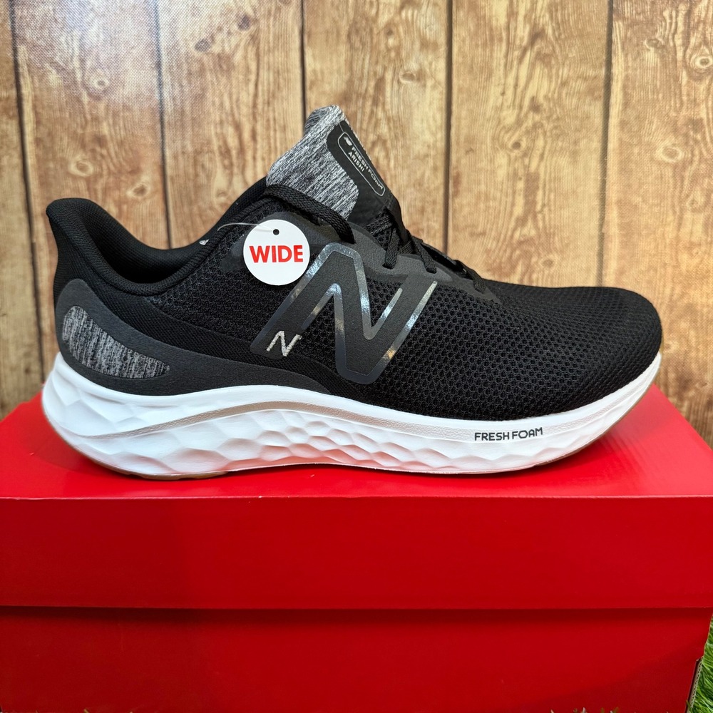 New Balance Fresh Foam Arishi v4 Running Shoes Mens 8.5 Black Extra Wide 4E